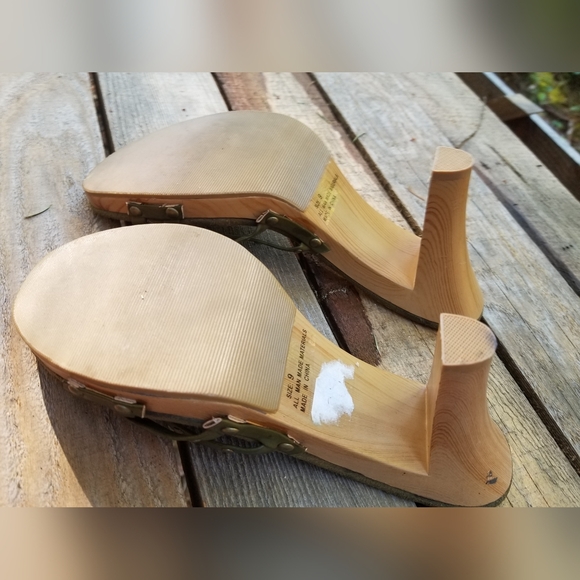 Size 9 High Heel Shoes Be Wild Black Straps Joy & Peace Brown open toe Ladies - Picture 7 of 12